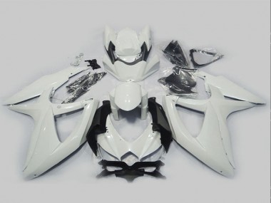 Weiß GSXR 750 K8 2008-2010 Verkleidungen