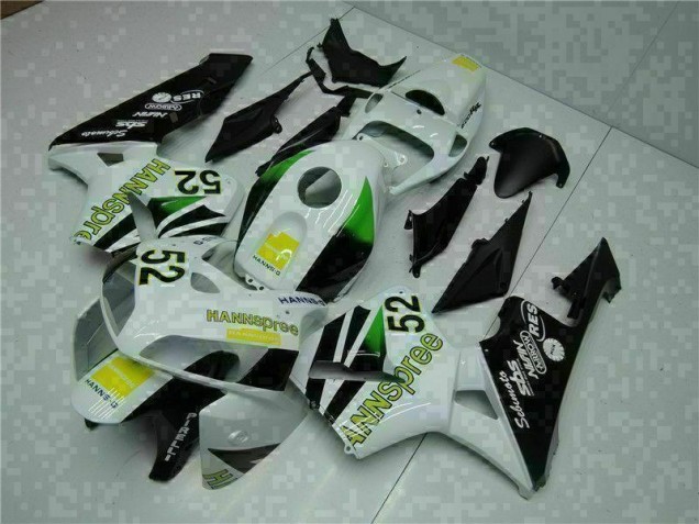 Weiß Gelb Grün 52 CBR 600 RR 2005-2006 Verkleidungen Weiß Gelb Grün 52 CBR 600 RR 2005-2006 Verkleidungen