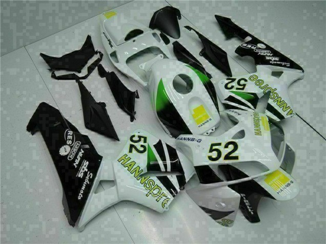 Weiß Gelb Grün 52 CBR 600 RR 2005-2006 Verkleidungen Weiß Gelb Grün 52 CBR 600 RR 2005-2006 Verkleidungen