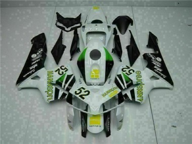 Weiß Gelb Grün 52 CBR 600 RR 2005-2006 Verkleidungen