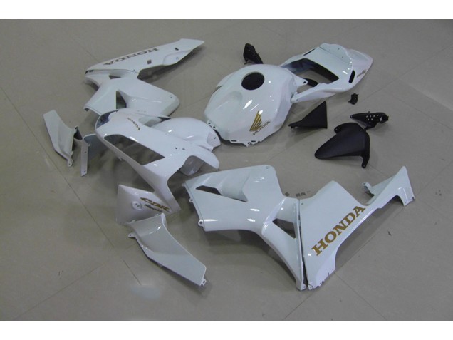 Weiß Gold CBR 600 RR 2003-2004 Verkleidungen