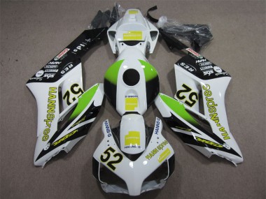 Weiß Grün Hannspree 52 CBR 1000 RR 2004-2005 Verkleidung