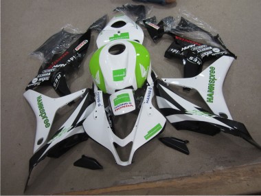 Weiß Grün Hannspree CBR 1000 RR 2004-2005 Verkleidungen