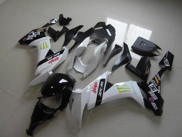 Weiß Monster ZX10R 2008-2010 Verkleidungen Weiß Monster ZX10R 2008-2010 Verkleidungen