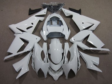 Weiß Ninja ZX10R 2003-2005 Verkleidungen