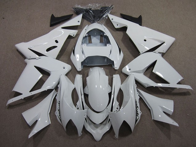 Weiß Ninja ZX10R 2003-2005 Verkleidungen Weiß Ninja ZX10R 2003-2005 Verkleidungen