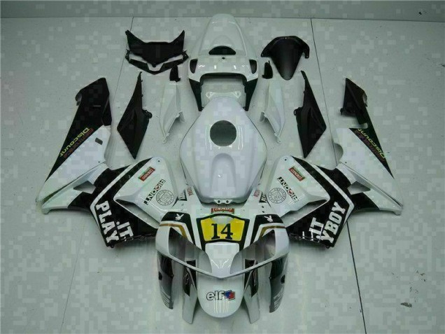 Weiß Playboy 14 CBR 600 RR 2005-2006 Verkleidungen Weiß Playboy 14 CBR 600 RR 2005-2006 Verkleidungen