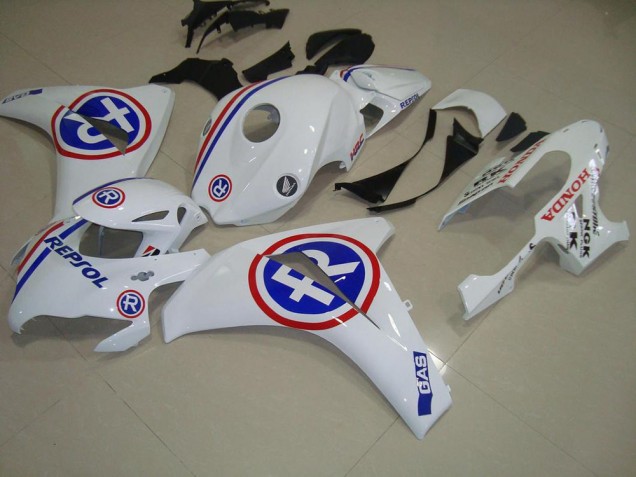 Weiß Repsol CBR 1000 RR 2008-2011 Verkleidungen