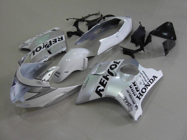 Weiß Repsol CBR 1100 XX 1996-2007 Verkleidungen