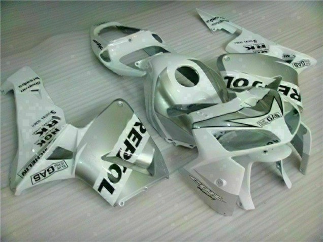 Weiß Repsol CBR 600 RR 2005-2006 Verkleidung Weiß Repsol CBR 600 RR 2005-2006 Verkleidung