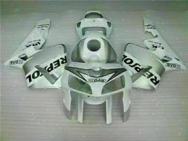 Weiß Repsol CBR 600 RR 2005-2006 Verkleidung