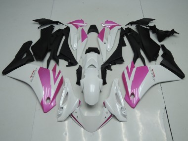 Weiß Rosa CBR 250 RR 2011-2013 Verkleidungen