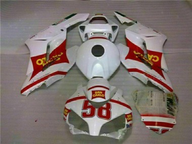 Weiß Rot CBR 1000 RR 2004-2005 Verkleidungen
