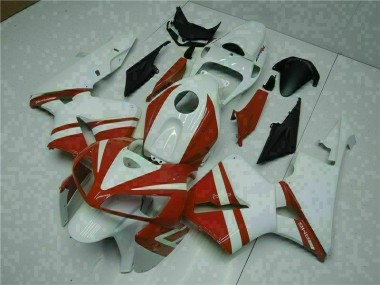Weiß Rot CBR 600 RR 2005-2006 Verkleidung