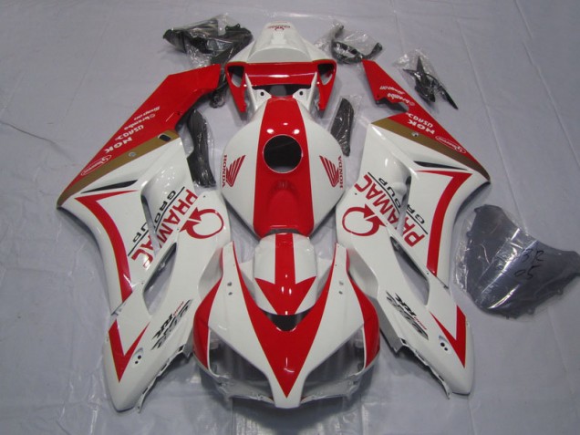 Weiß Rot PRAMAC CBR 1000 RR 2004-2005 Verkleidungen Weiß Rot PRAMAC CBR 1000 RR 2004-2005 Verkleidungen