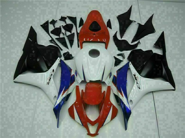 Weiß Rot Schwarz Blau CBR 600 RR 2009-2012 Verkleidungen Weiß Rot Schwarz Blau CBR 600 RR 2009-2012 Verkleidungen