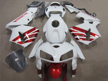 Weiß Rot Schwarz CBR 1000 RR 2004-2005 Verkleidung