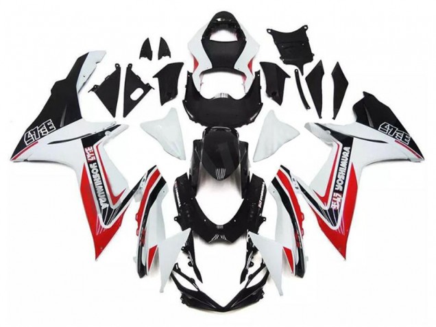 Weiß Rot Schwarz GSXR 600 / 750 K11 2011-2024 Verkleidungen Weiß Rot Schwarz GSXR 600 / 750 K11 2011-2024 Verkleidungen