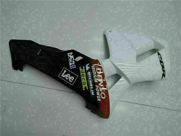 Weiß Rot Schwarz Lee CBR 600 RR 2005-2006 Verkleidungen Weiß Rot Schwarz Lee CBR 600 RR 2005-2006 Verkleidungen