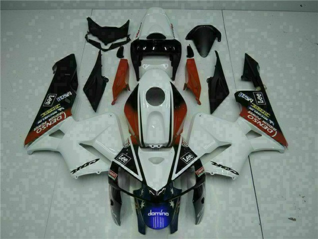 Weiß Rot Schwarz Lee CBR 600 RR 2005-2006 Verkleidungen Weiß Rot Schwarz Lee CBR 600 RR 2005-2006 Verkleidungen