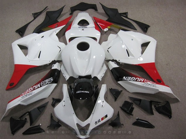Weiß Rot Schwarz Mugen CBR 600 RR 2009-2012 Verkleidungen
