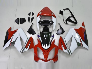 Weiß Rot VFR 800 2002-2013 Verkleidungen