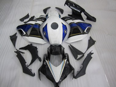 Weiß Schwarz Blau CBR 1000 RR 2008-2011 Verkleidungen