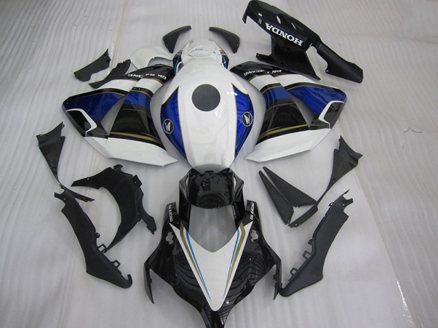 Weiß Schwarz Blau CBR 1000 RR 2008-2011 Verkleidungen Weiß Schwarz Blau CBR 1000 RR 2008-2011 Verkleidungen