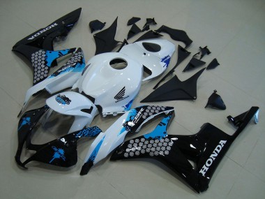 Weiß Schwarz Blau CBR 600 RR 2007-2008 Verkleidungen