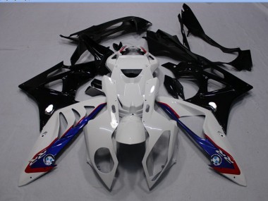 Weiß Schwarz Blau S1000RR 2009-2014 Verkleidungen