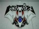 Weiß Schwarz CBR 1000 RR 2004-2005 Verkleidung