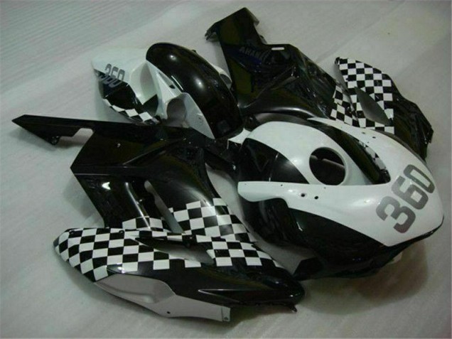 Weiß Schwarz CBR 1000 RR 2004-2005 Verkleidungen