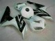 Weiß Schwarz CBR 1000 RR 2004-2005 Vollverkleidung