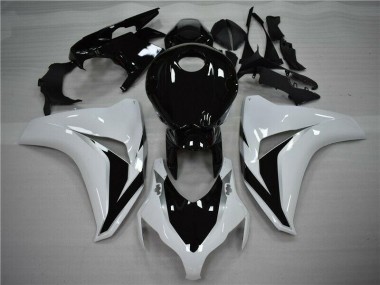 Weiß Schwarz CBR 1000 RR 2008-2011 Verkleidungen Komplett Sets