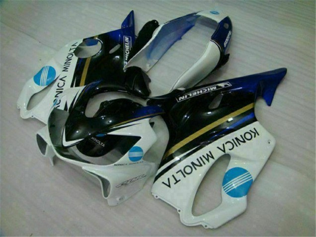 Weiß Schwarz CBR 600 F4i 2004-2007 Verkleidung