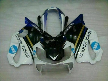 Weiß Schwarz CBR 600 F4i 2004-2007 Verkleidung