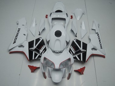 Weiß Schwarz CBR 600 RR 2003-2004 Verkleidung