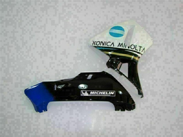 Weiß Schwarz CBR 600 RR 2003-2004 Vollverkleidung Weiß Schwarz CBR 600 RR 2003-2004 Vollverkleidung