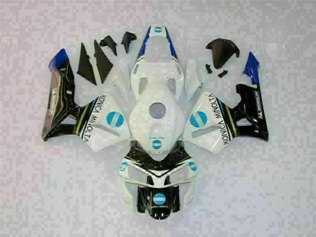 Weiß Schwarz CBR 600 RR 2003-2004 Vollverkleidung Weiß Schwarz CBR 600 RR 2003-2004 Vollverkleidung