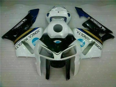 Weiß Schwarz CBR 600 RR 2005-2006 Verkleidungen & Plastik