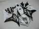 Weiß Schwarz CBR 600 RR 2007-2008 Verkleidungen