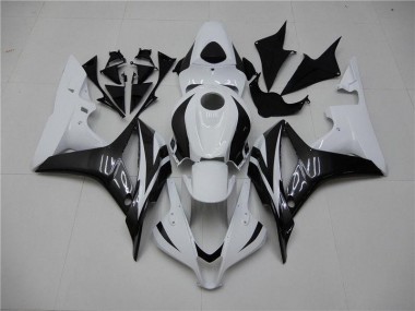Weiß Schwarz CBR 600 RR 2007-2008 Verkleidungen