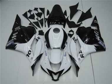 Weiß Schwarz CBR 600 RR 2009-2012 Verkleidung