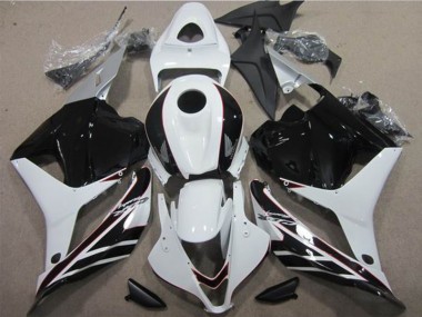Weiß Schwarz CBR 600 RR 2009-2012 Verkleidungen