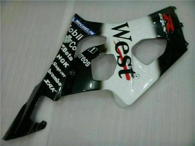 Weiß Schwarz GSXR 1000 K3 2003-2004 Verkleidung Weiß Schwarz GSXR 1000 K3 2003-2004 Verkleidung