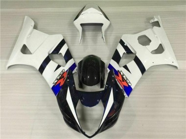 Weiß Schwarz GSXR 1000 K3 2003-2004 Verkleidungen Komplett Sets