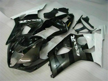 Weiß Schwarz GSXR 1000 K3 2003-2004 Verkleidungen