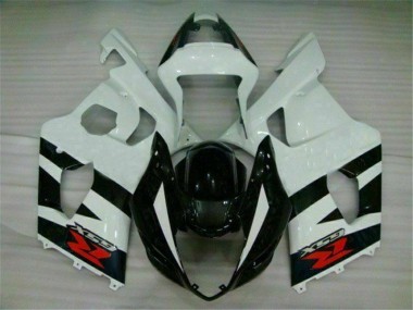 Weiß Schwarz GSXR 1000 K3 2003-2004 Vollverkleidung