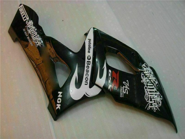 Weiß Schwarz GSXR 1000 K5 2005-2006 Verkleidung Weiß Schwarz GSXR 1000 K5 2005-2006 Verkleidung