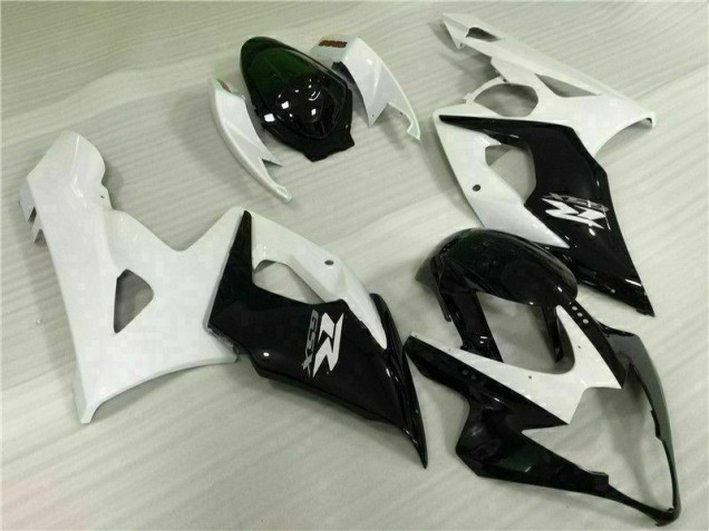 Weiß Schwarz GSXR 1000 K5 2005-2006 Verkleidungen Weiß Schwarz GSXR 1000 K5 2005-2006 Verkleidungen